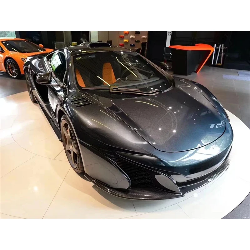For 12C 650S High Quality 3K Carbon Fiber OEM Style Front Lip 5