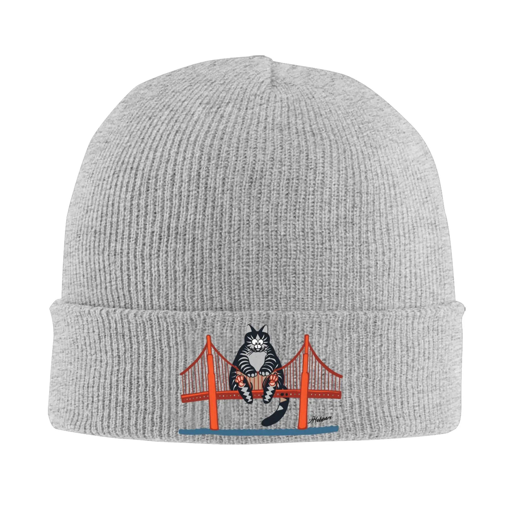 Project Hail Mary 2026 Knit Hat Cat San Francisco Vintage Caps Men Women Hippie Beanie Hats Spring Thermal Elastic Bonnet Hats