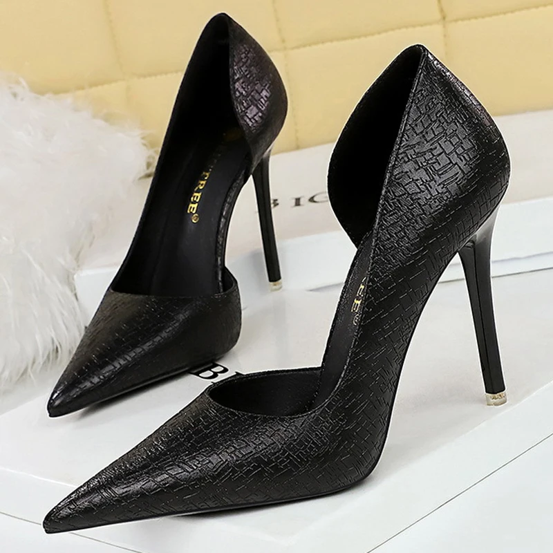 BIGTREE Shoes Sequin Cloth Women Pumps Fashion Wedding Shoes Luxury High Heels Women Shoes Stilettos Heels Sexy Party Shoes 2024