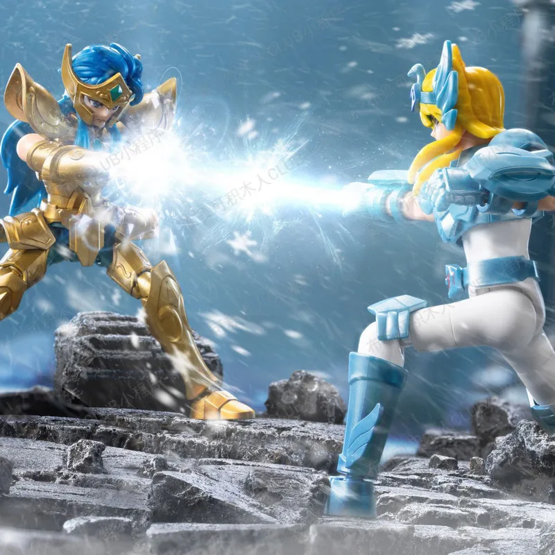 

Bloko Saint Seiya 2nd Series Golden Legacy Complete Set 11 Pieces Collectible Building Blocks Blind Box Action Figures Toys