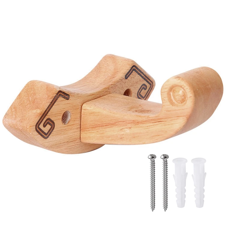 Guzheng Wall Mount Hook Hanger Wooden No Punching Hanger Guzheng Hanger Accessories