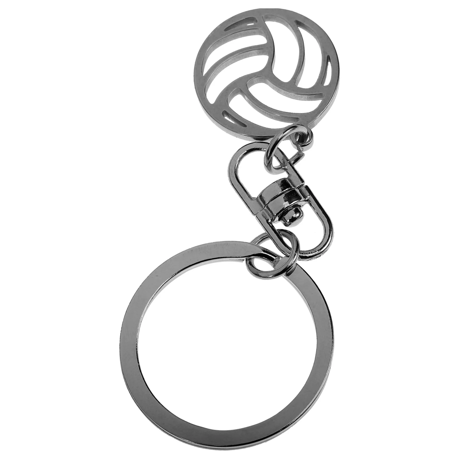 

of The Lid Volleyball Keychain Sports Keyring Bag Pendant Fine Exquisite Silver