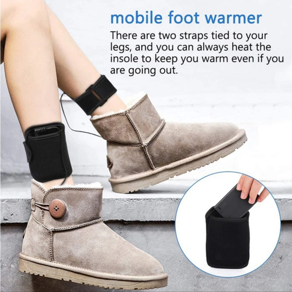 Elektrisch beheizte Einlegesohlen für Schuhe Batterie elektrische Heizung Schuhsohle Winter füße warmes Socken polster wasch bar warme Thermo-Einlegesohlen – Detail 7