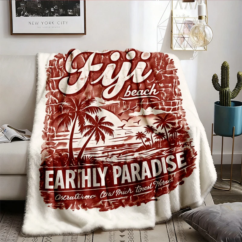 Carry the feeling of Fiji with you always and enjoy every summer beach Warm Blanket day - a true island paradise feeling
