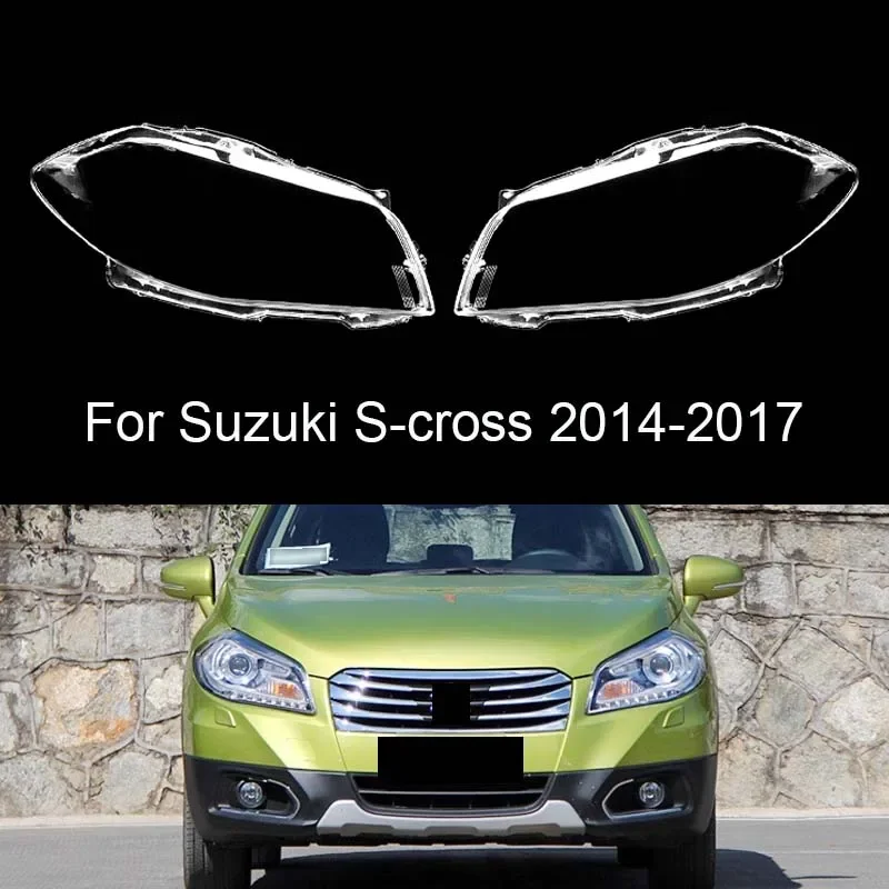 

Крышка фары для Suzuki S-cross 2014 2015 2016 2017, авто фары, прозрачные абажуры, линзы, стеклянный корпус
