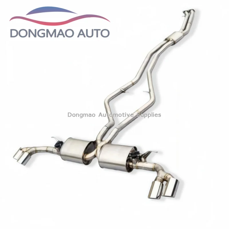 Suitable for 2010-2016 BMW X6 X5 E71 E70 3.0T mid tail muffler with valve exhaust system