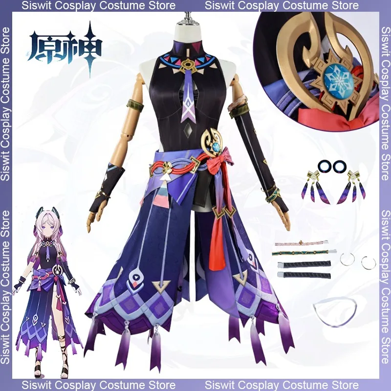 เกม Genshin Impact Citlali คอสเพลย์รองเท้ารองเท้า Headwear Prop อุปกรณ์เสริมชุดปาร์ตี้ Carnival Dress Up ผู้หญิงชุด