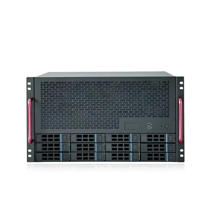 12S4 Server Nas Network Attached Storage Rack 12g Backplane ATX NAS Cases Mid Tower Fan Cooler