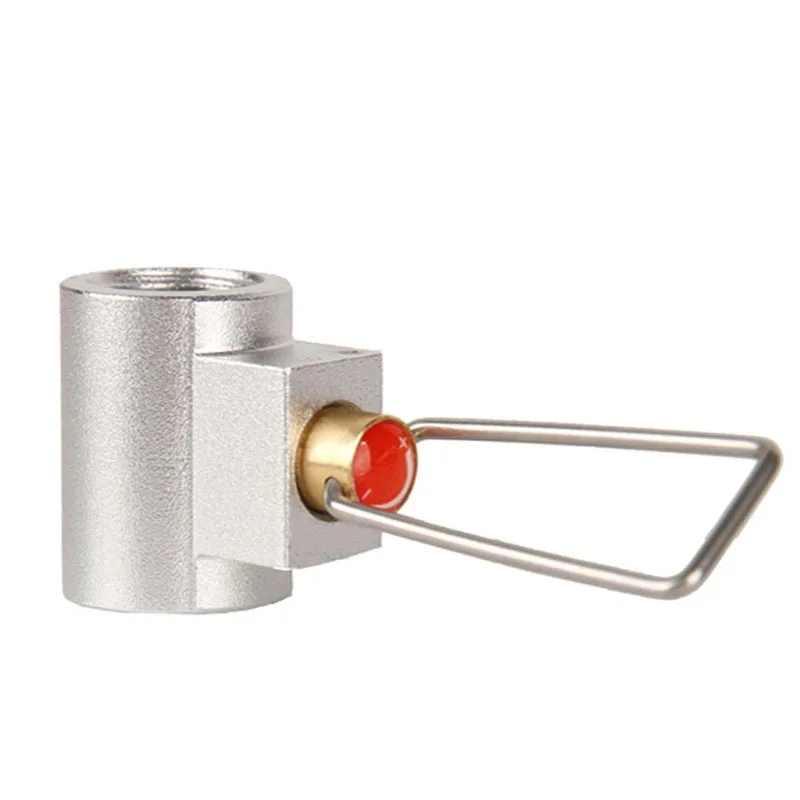 3 usages Outdoor products Mutual charging adapter Flat gas tank Extended gas tank connector Inflation valve Portable camping