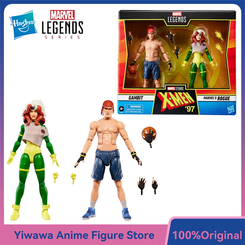

[In-Stock] Hasbro Marvel Legends Series Gambit and Rogue (X-Men 97) 15cm Nice Collectible Action Figure Model Toys