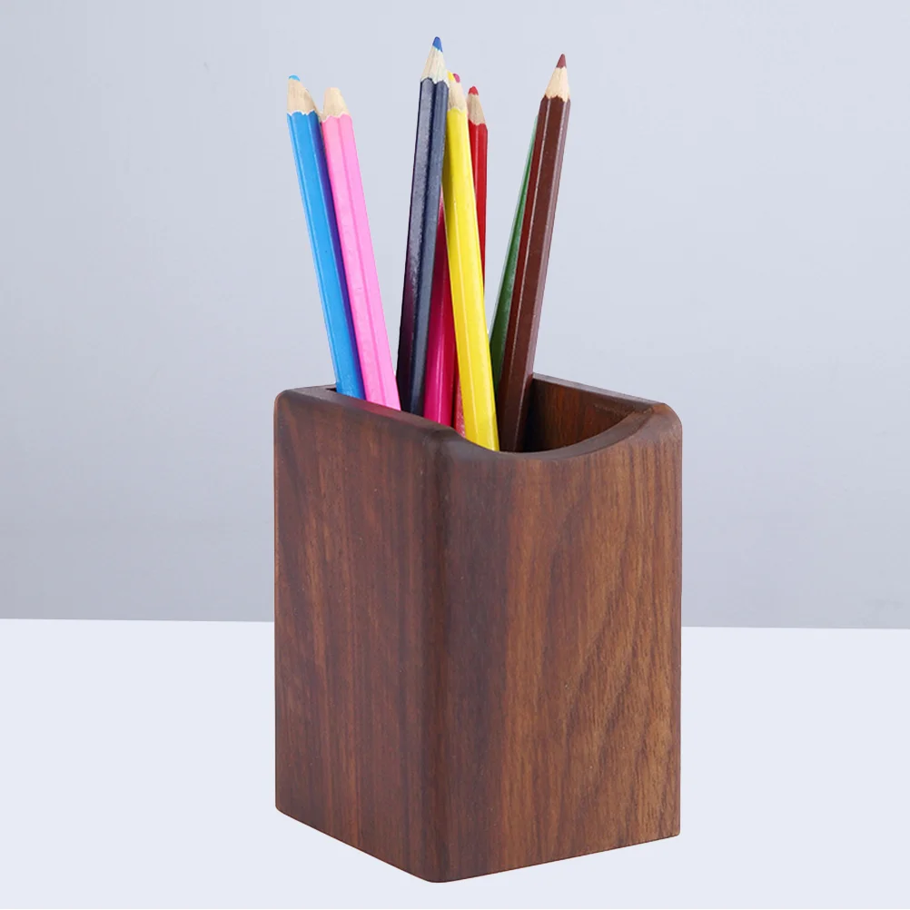 

Desktop Pen Holder Green Dresser Set Stationery Organizer Wooden Nurse Bulk Pencils