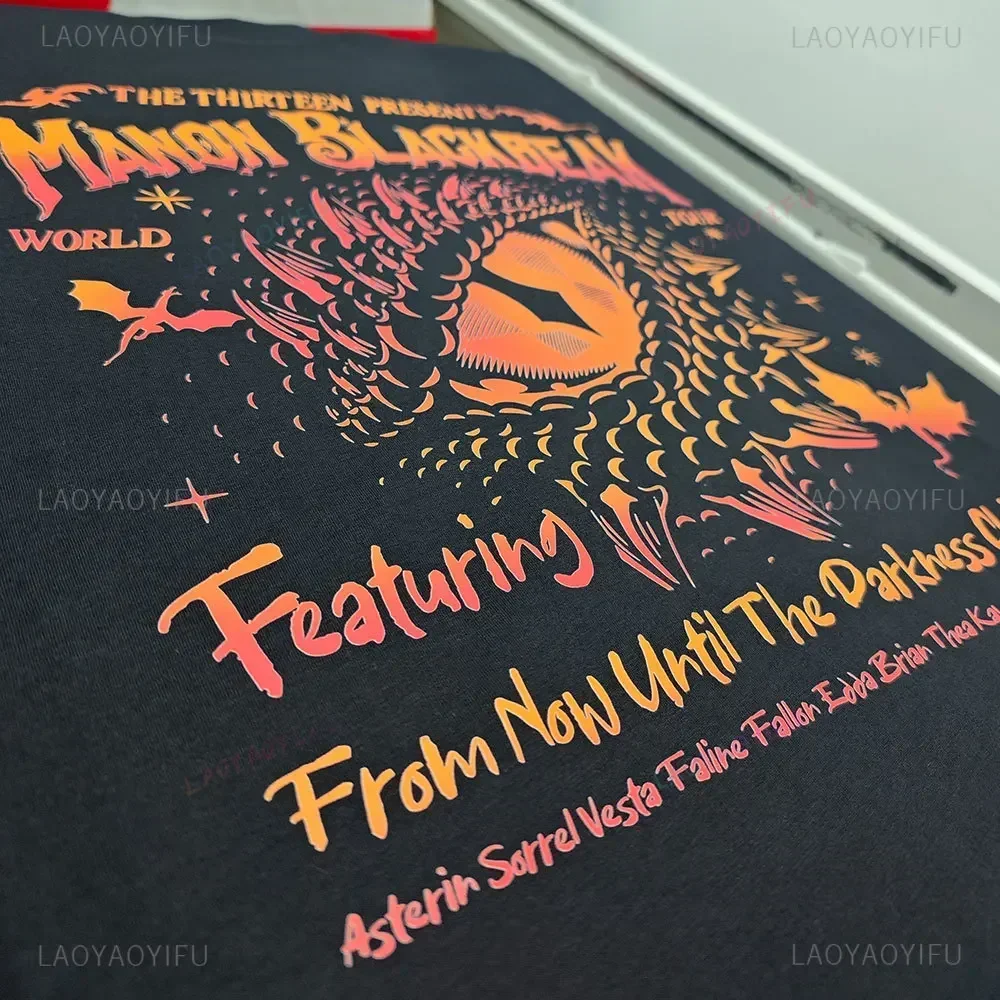 Manon Blackbeak trône de verre T-Shirt décontracté coton T-Shirt femmes décontracté mode Harajuku Hip Hop Streetwear femme rose hauts