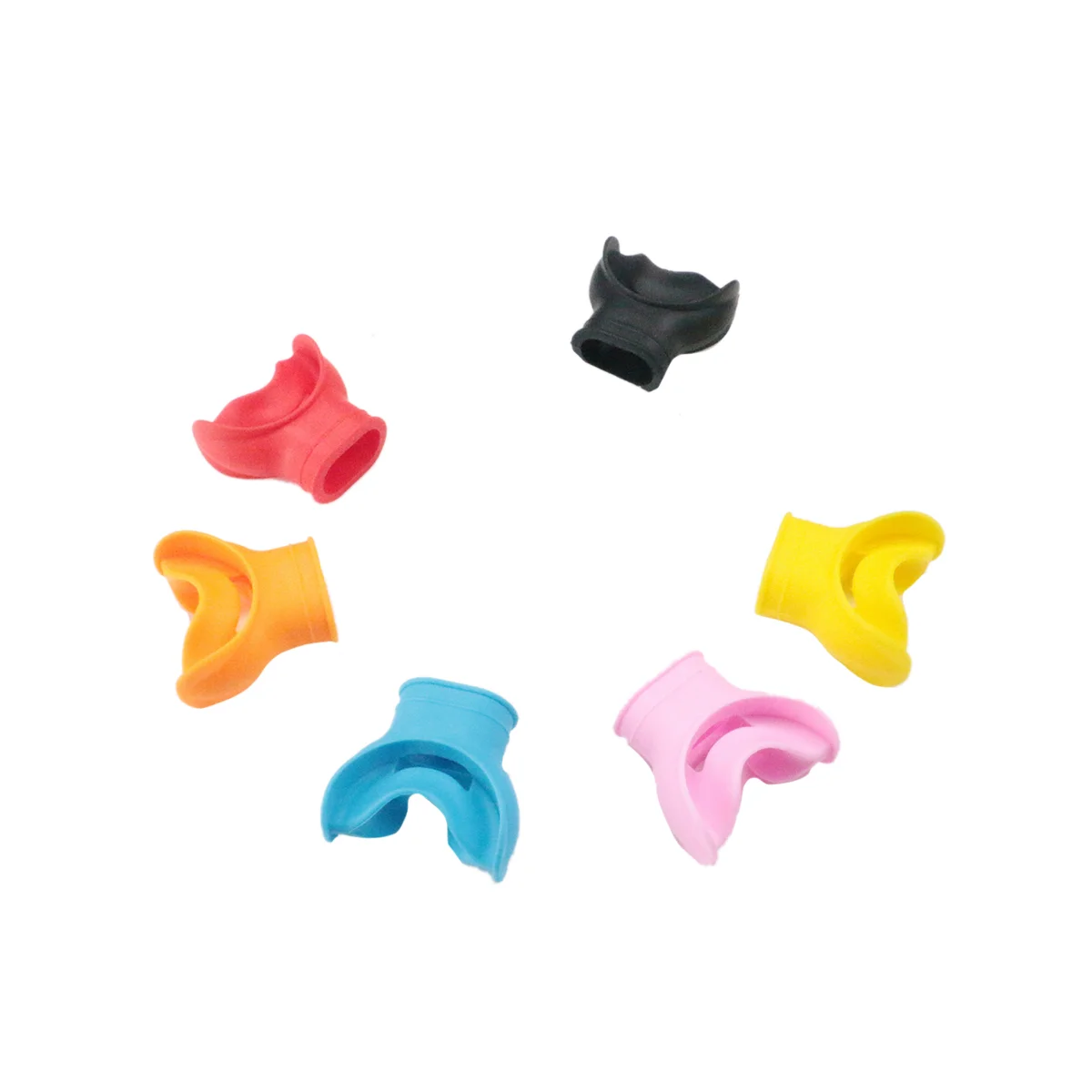 Imagem -05 - Scuba Diving Silicone Mouthpieces Snorkel Regulador Colorido Subaquático Respiração Acessórios Segunda Fase Rosa