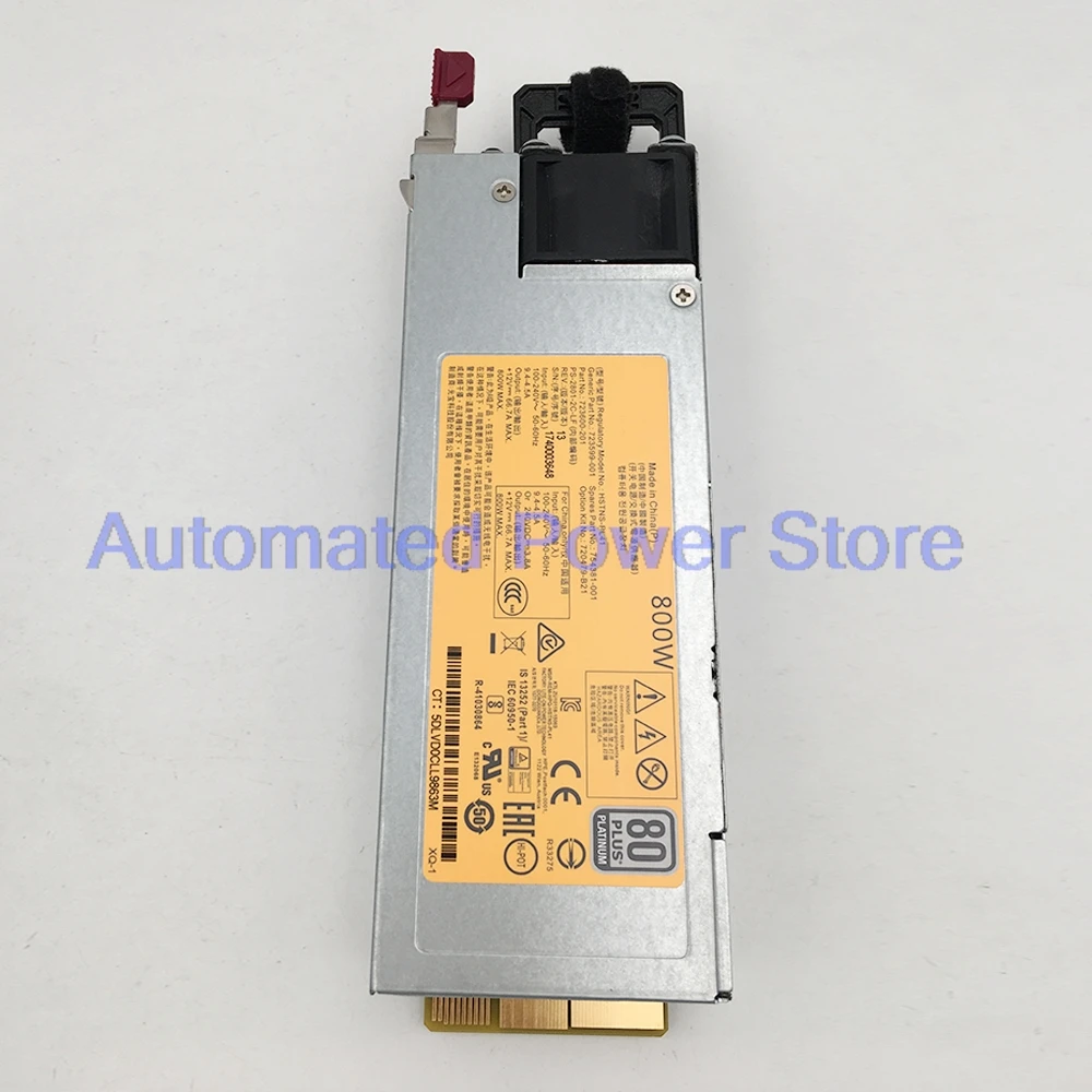 HSTNS-PL41 Gen9 G9 Server Power Supply 723599-001 754381-001 723600-201 720479-B21 800W