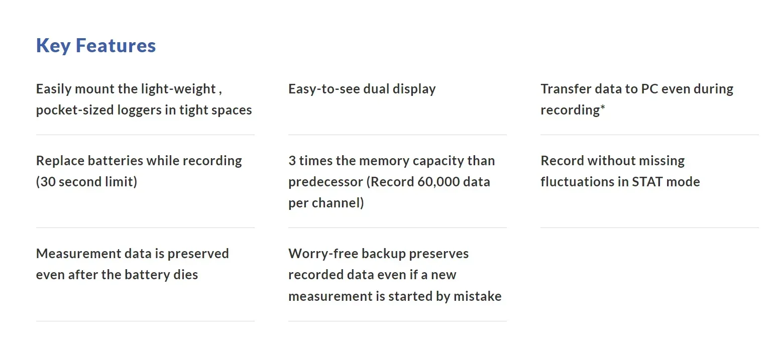Hioki LR5011 - Mini Single Channel Temperature Data Logger