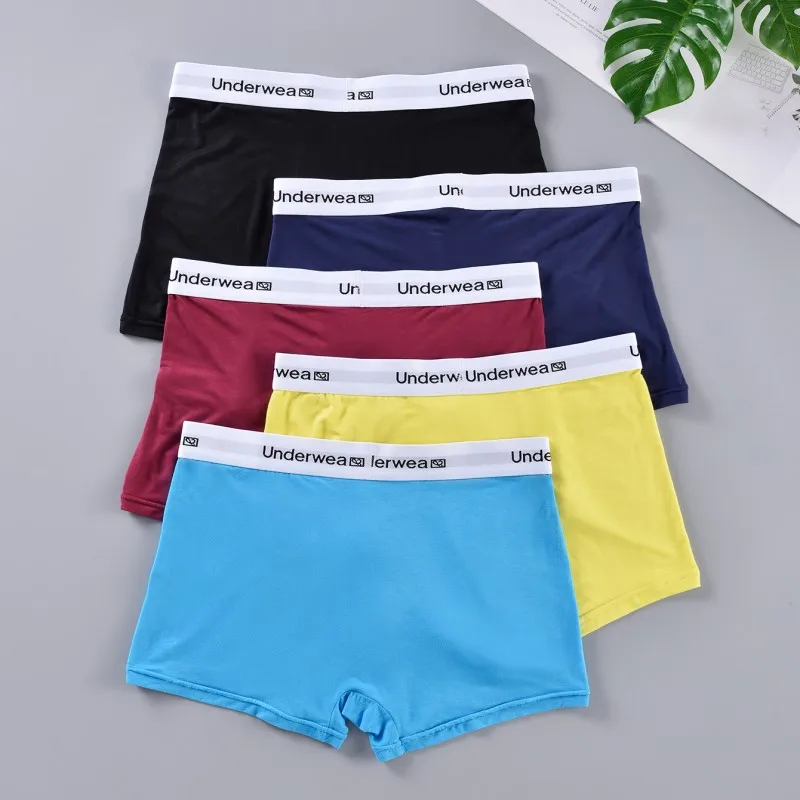 4/5pcs 4XL Men Boxers Underwear Sleep Underpants Men Panties Shorts Boxer Shorts Comfortable Panties Plus Size Boxershorts