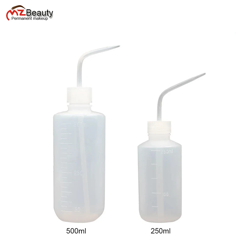 Tattoo Diffuser Squeeze Clear Plastic Blow Washing Bottle Squeezy Laboratory Measuring Bottles Eyelash Microblading Supplies