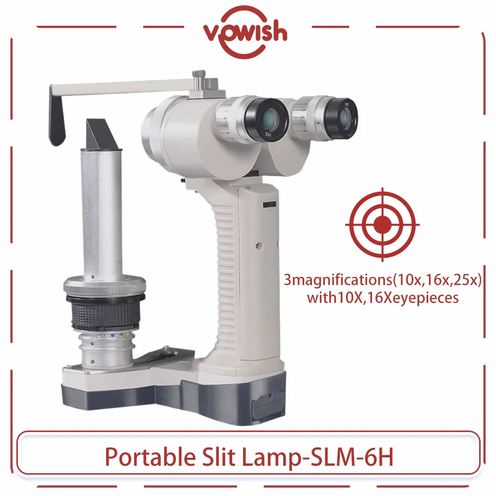 

Optical And Ophthalmic Handheld Slit Lamp Microscope Handheld Led Portable Slit Lamp (10X/16X/25.6X Magnification)