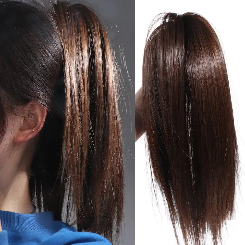 

Hair Bag False Hair Extension Invisible Women Half Ponytail Wig Claw Clip Ponytail Short Straight Ponytail Pony Tail Hairpiece