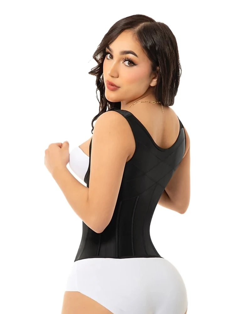 Fajas Colombiana Waistcoat Steel Rib Buckle Zipper Body Shaper for Women Waist Trainer Reducing and Shaping Girdles Tank Top