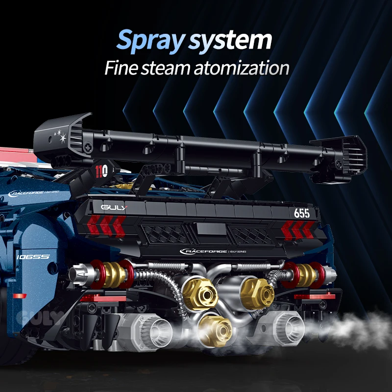 

Конструктор GULY 10655 MOC: Лимитированная серия, гоночный гиперкар, модель из строительных блоков, головоломка для сборки, игрушки DIY, подарки на Рождество для детей