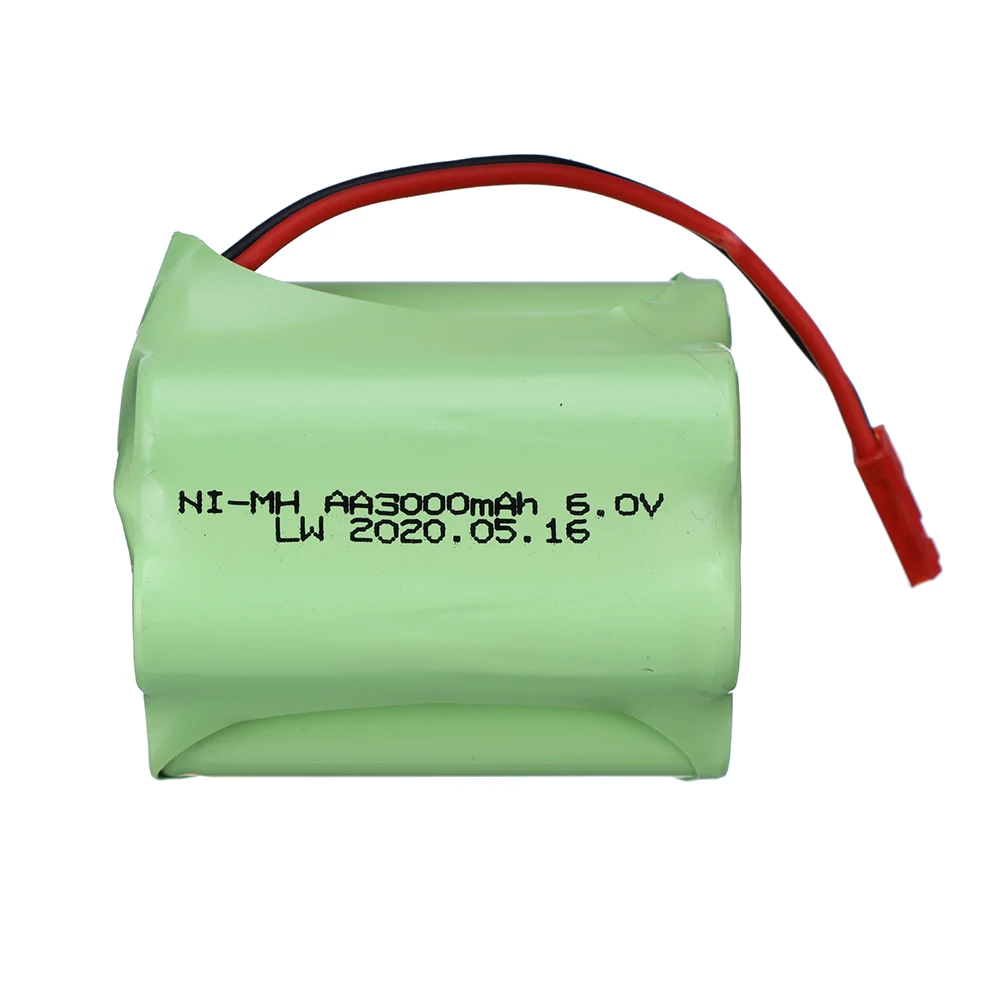 6v 3000mAh NIMH Battery For RC Cars Boats Robots Tanks Gun Spare Parts AA Ni-MH 2400mah 6v Rechargeable Battery Pack 1pcs