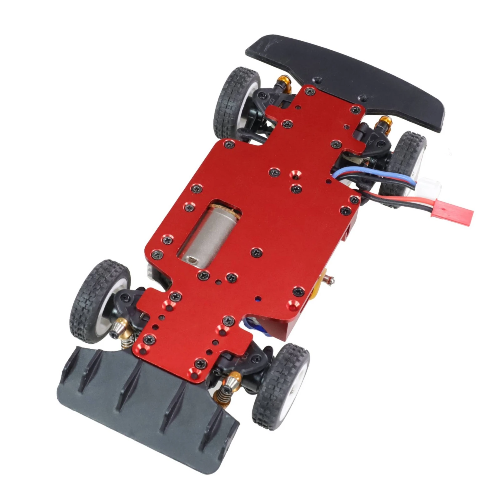 2 Pieces Metal Upgraded RC Chassis Anodized Chassis Plate with Second-Floor Plate