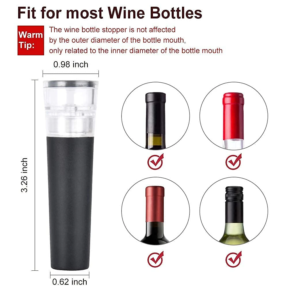 Wine Pourer Decanter Red Wine Aerating Pourer Spout Decanter Wine Pouring Aerator Wine Stopper Portable Bar Tool Accessories