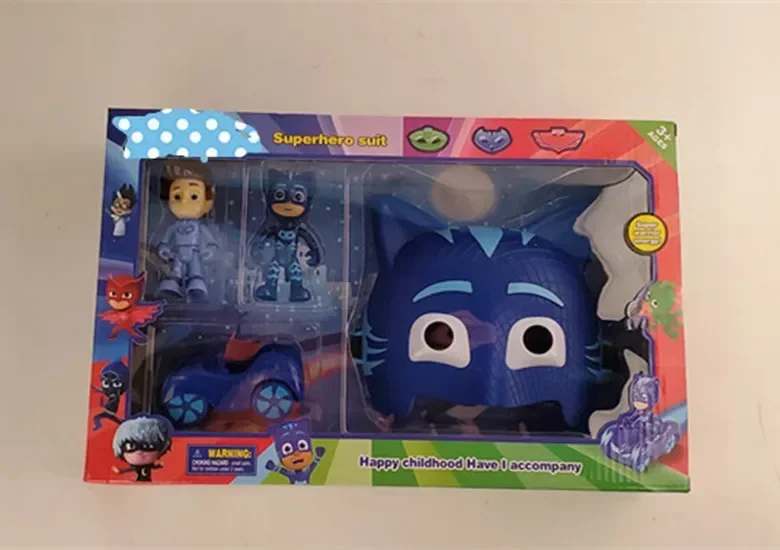 pajama hero joint movable action figures full set of deformed hand toys gift set, chessboard toys, decoration, children's gifts