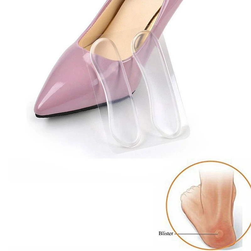 1 Pair Insert Silicone Gel Women Heel Inserts Protector Foot Feet Care Shoe Insert Pads Insole Cushion Feet Care Accessories