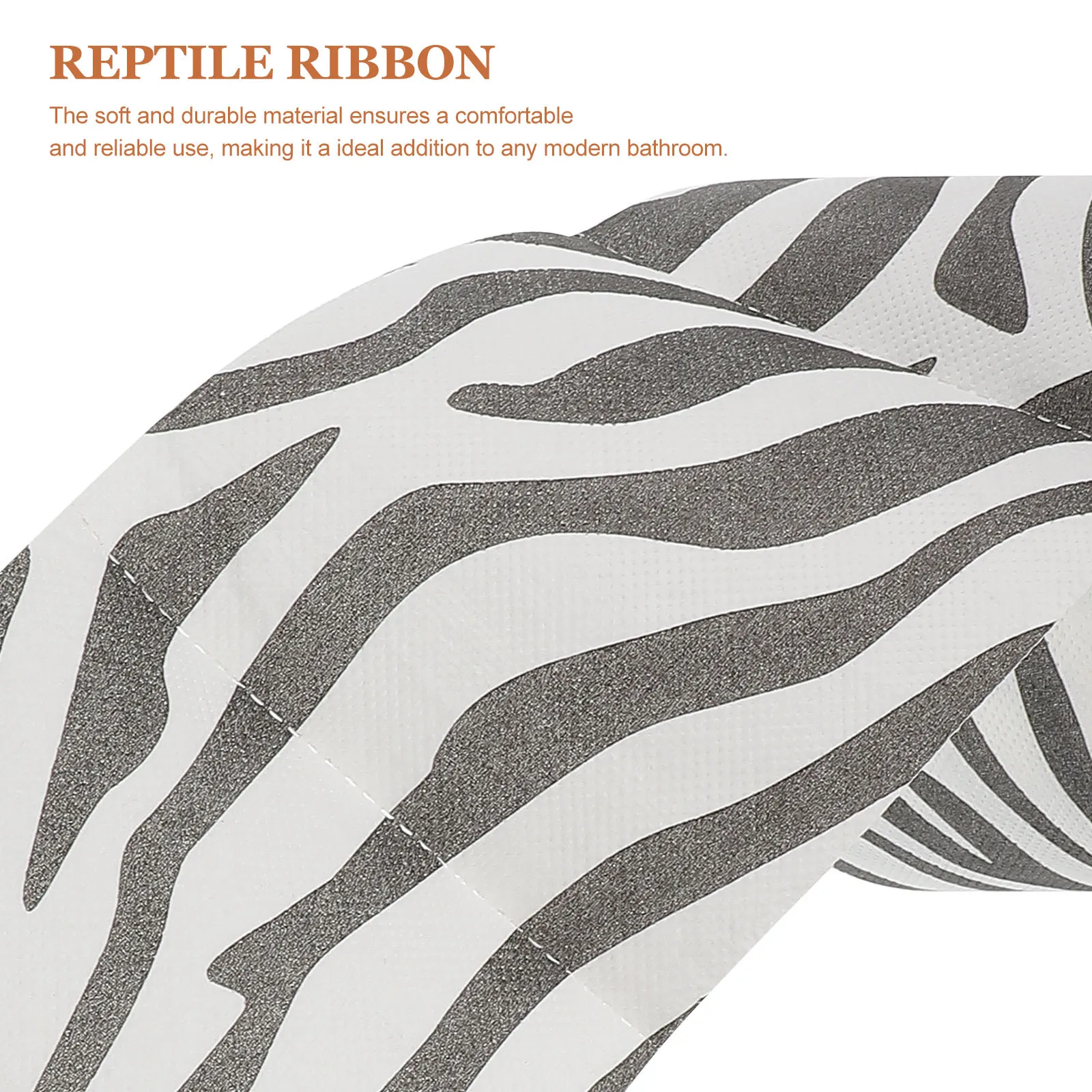 2Pcs Zebra Print Toilet Paper Unique 3D Texture Bathroom Tissue Animal Design Soft Durable Everyday Use Zebra Cake