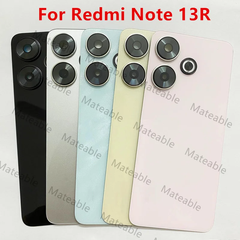 tampa-traseira-da-bateria-note13r-para-xiaomi-redmi-note-13r-carcaca-traseira-de-vidro-peca-de-reposicao-para-reparo-lente-da-camera-2406ern9cc
