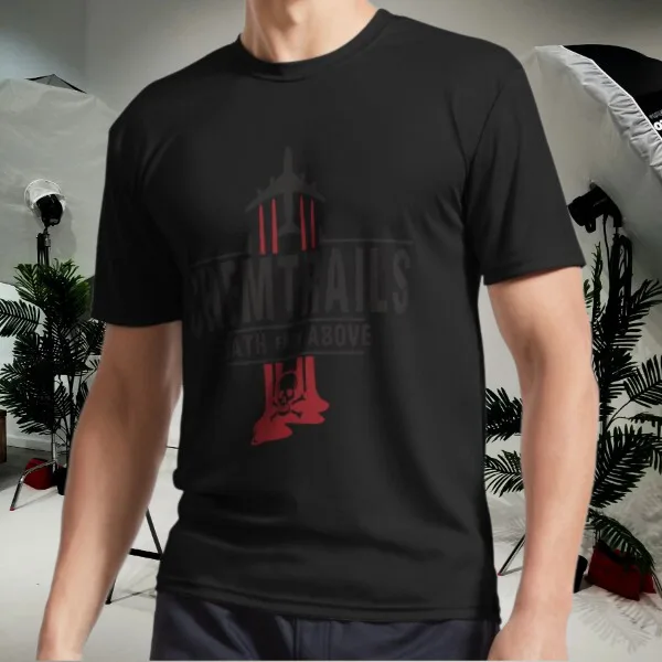 Jet chemtrails red & grey  essential T-Shirt