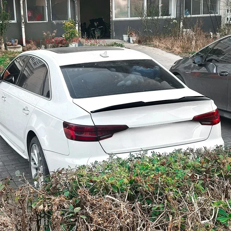Factory Hot Selling High Quality Ducktail Rear Trunk Spoiler Wing Sedan Universal Gloss Black Rubber Easy Installation Exteri