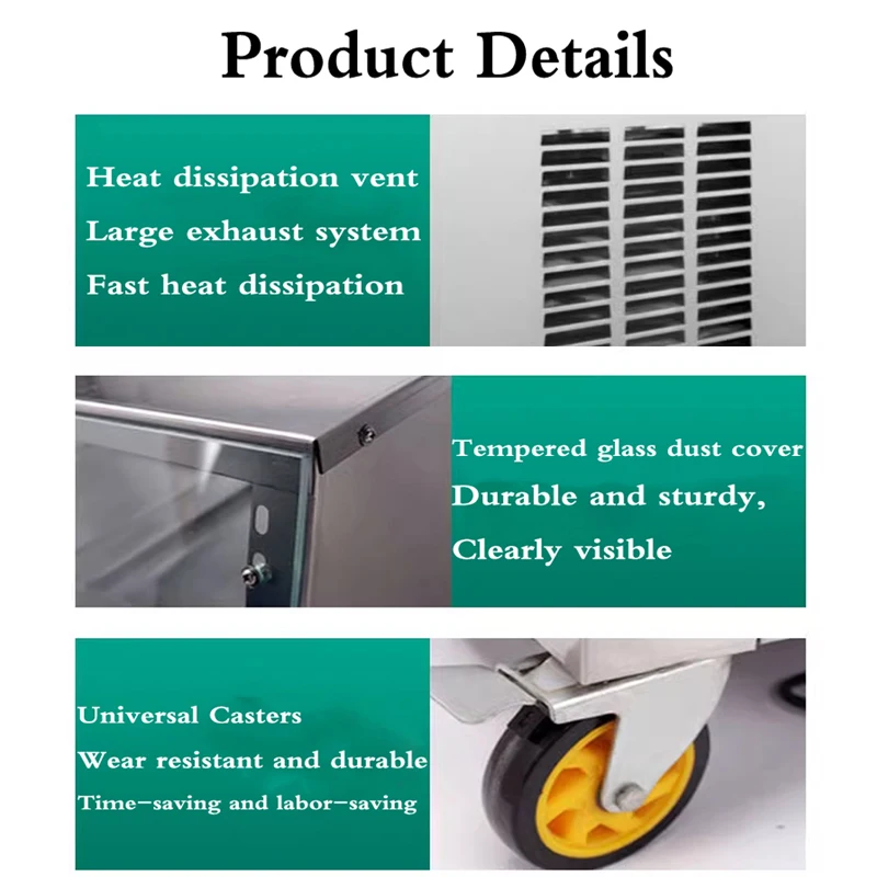 ماكينة صنع الآيس كريم المقلي ذات سعة عالية، ماكينة صنع الجيلاتو والزبادي المجمد، ماكينة لف آلة الآيس كريم بنكهة الفاكهة