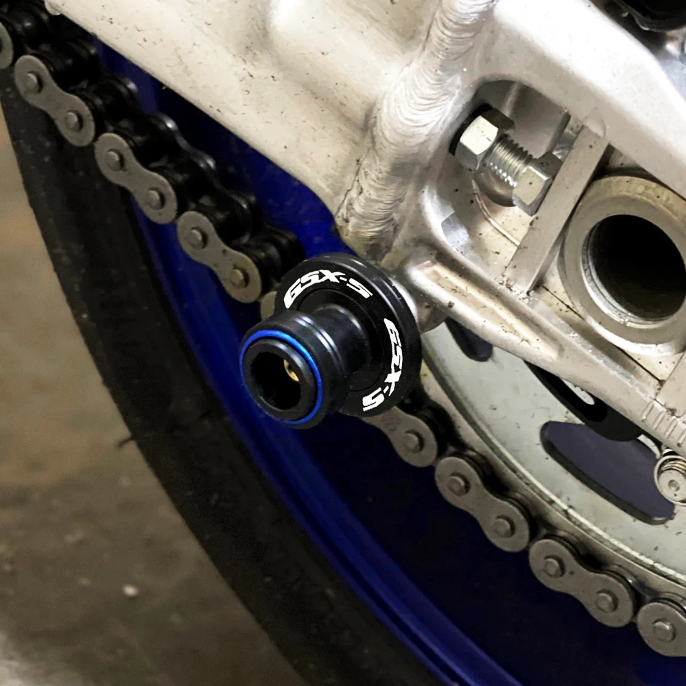 لسوزوكي GSX-S750 GSX-8S GSX-S1000GT GSX-S950 GSXS 750 950 1000 GT دراجة نارية Swingarm بكرات المنزلق حامل صمام قبعات GSX-S GT #5