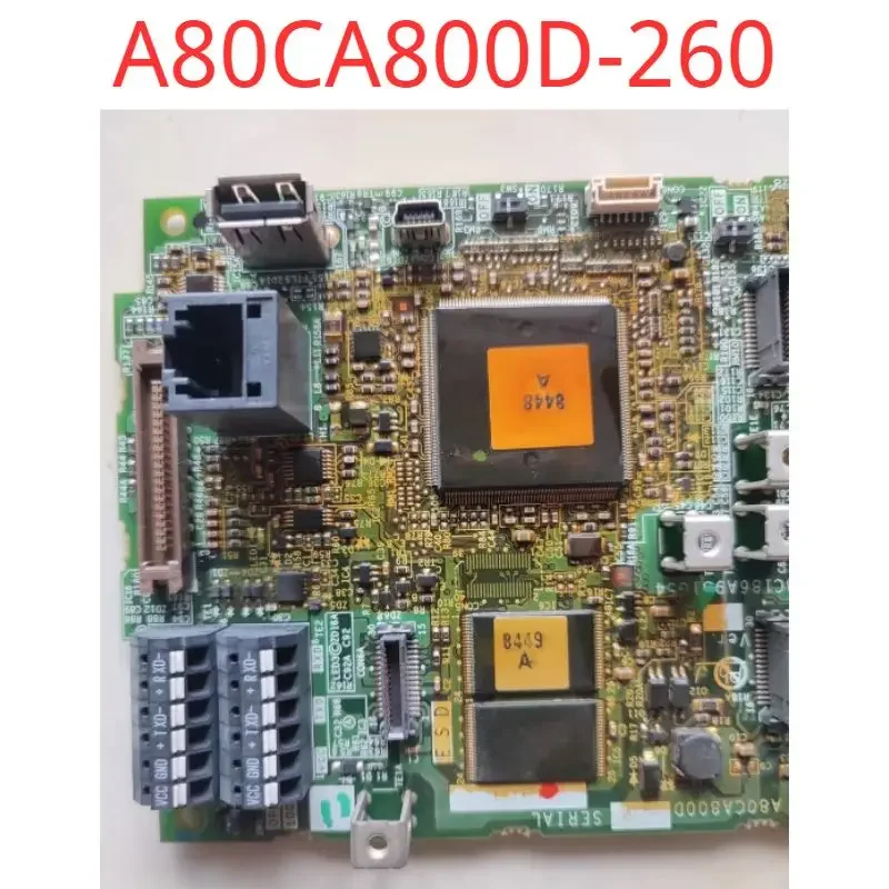 Second-hand test OK Inverter FR-A840-00250-2-60 motherboard terminal board, A80CA800D-260, function package