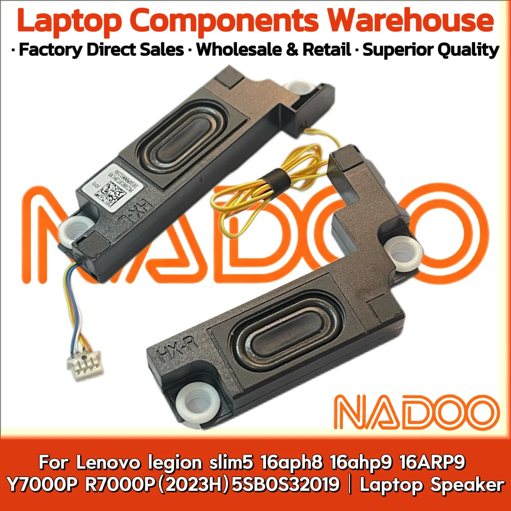 New Original Laptop Notebook Audio Speaker For Lenovo legion slim5 16aph8 16ahp9 16ARP9  Y7000P R7000P（2023H）5SB0S32019