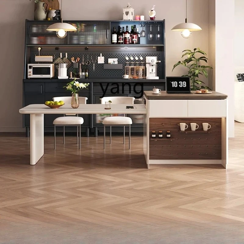 LH  island dining table integrated household retractable medieval separate finished high-end cabinet