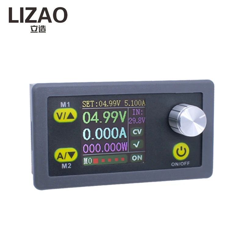 LIZAO WZ5005E 50V 5A DC Buck Converter CNC Adjustable Power Supply Module LCD Voltmeter Ammeter Voltage Regulator