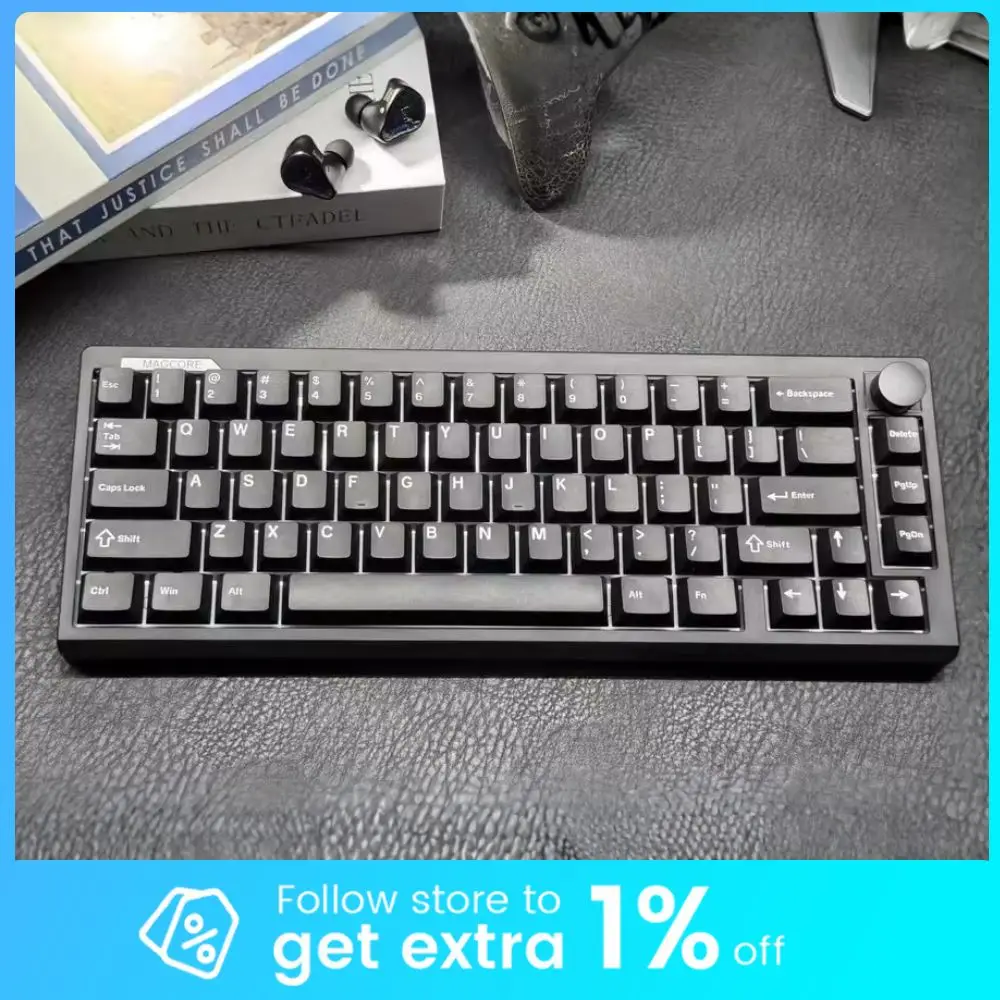 

Epomaker Magcore65lite Индуктивная ось Механическая клавиатура Магнитная ось Трехрежимный Valorant Esports Профессиональные игровые аксессуары