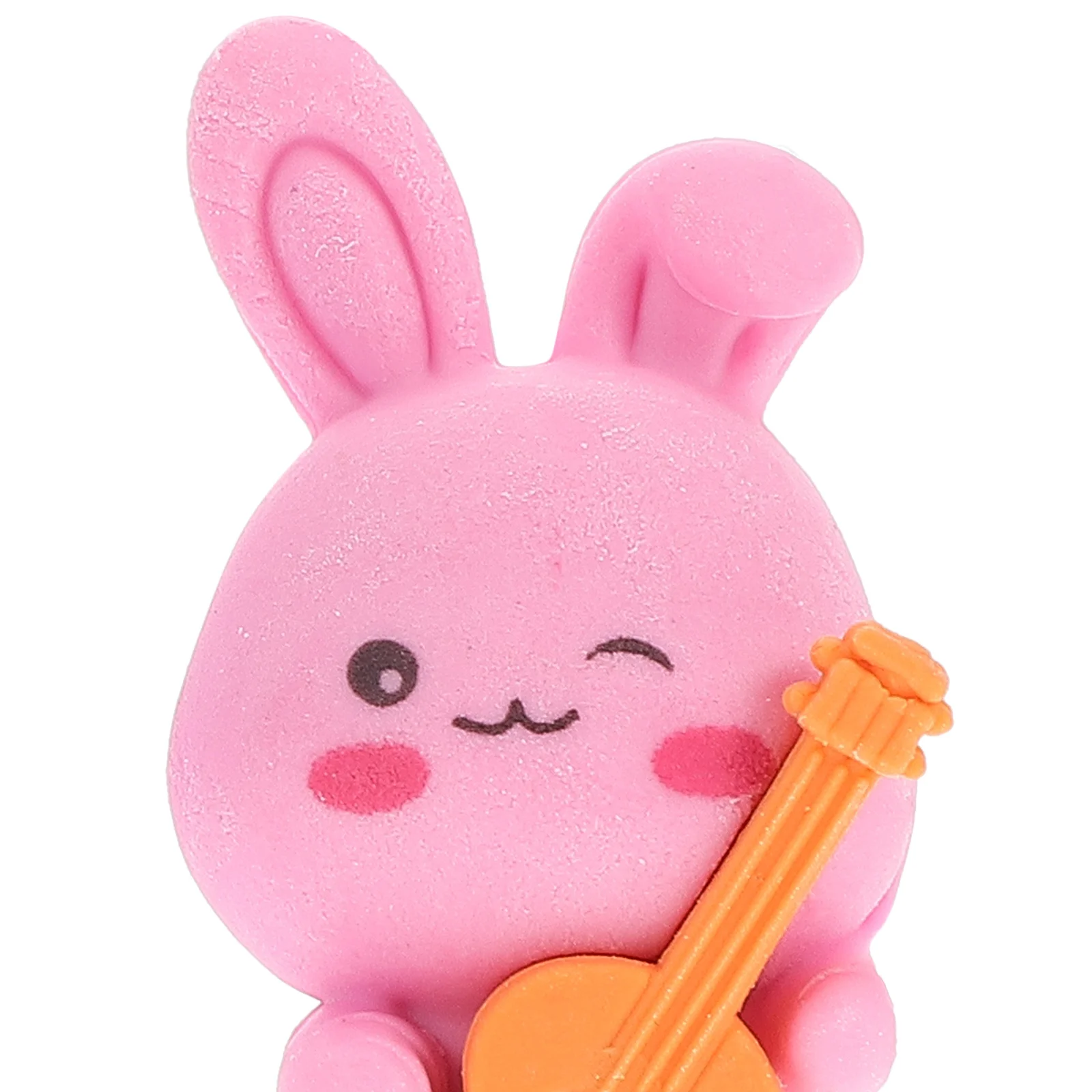 10 個のかわいい漫画のウサギの消しゴムバニーの形の創造的な学校の教室の賞品パーティーの記念品子供用品かわいい