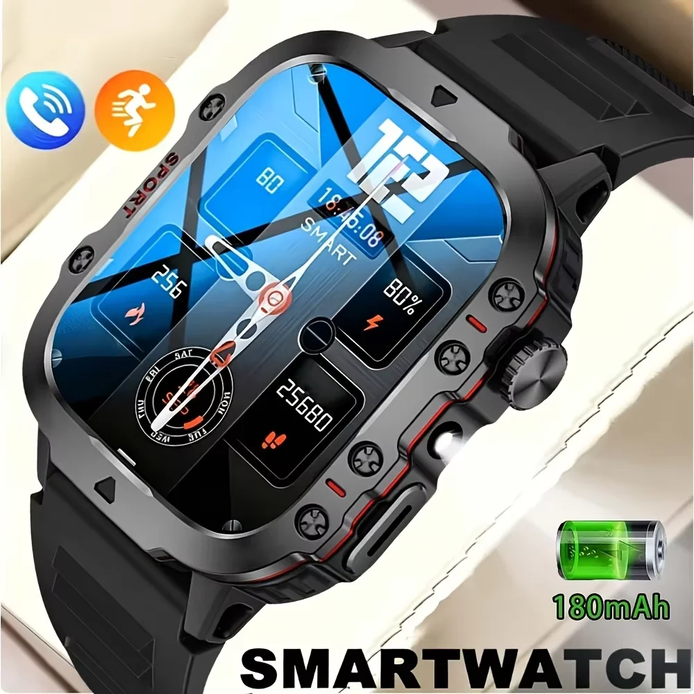 Unisex Smartwatch: Calls, SMS, Sports, Remote Cam, Step Counter, USB Charge, HD Screen, iOS Holiday Gift
