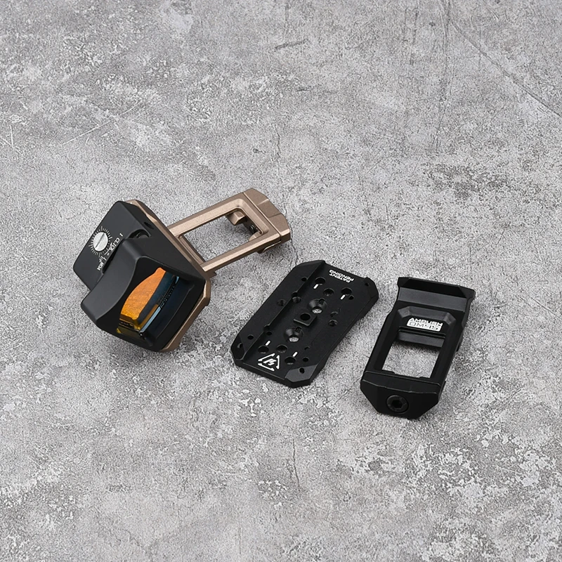 التكتيكية الادسنس المعادن CNC ريد دوت 45 درجة البصر قاعدة الأصلي بمناسبة نطاق جبل دعم ثابت الألومنيوم قاعدة تثبيت أوفست #2