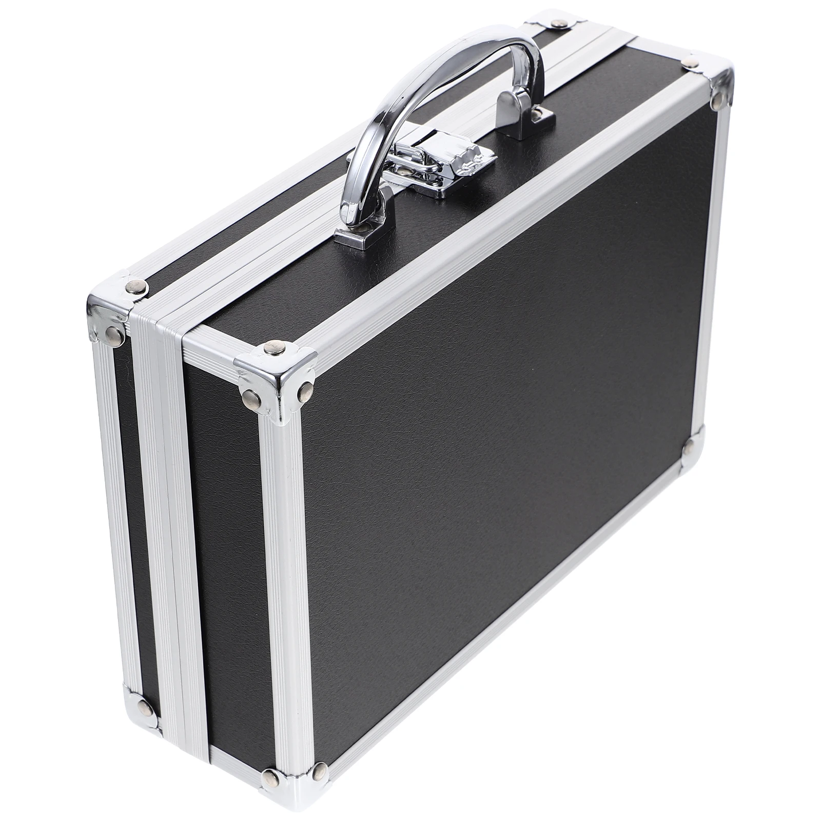

Aluminum Toolbox Shell for Sound Card DJ Travel Large Capacity Brief Case Briefcases For Men Hard Metal Tool Case Briefcase