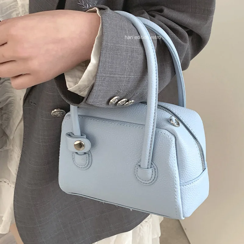 New Mini Pink Fashion Bag For Literary Women's Travel Simple And Versatile Horizontal Single Shoulder Crossbody Small Square Bag