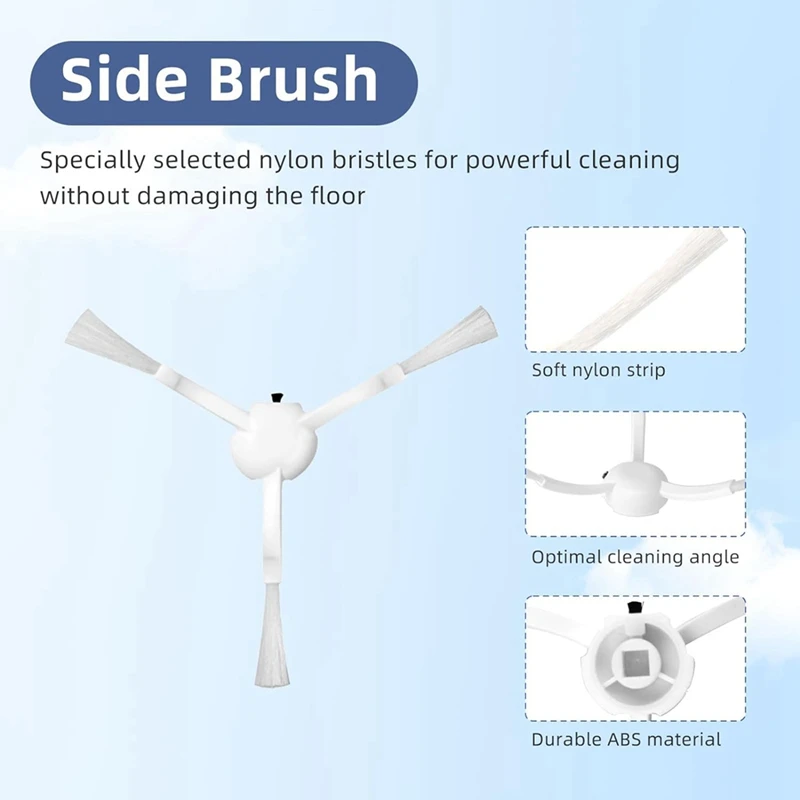 For Dreame Bot D10 Plus, Z10 Pro, L10 Plus Robot Vacuum Replacement Parts Accessories Main Brush Filter Mop Dust Bag