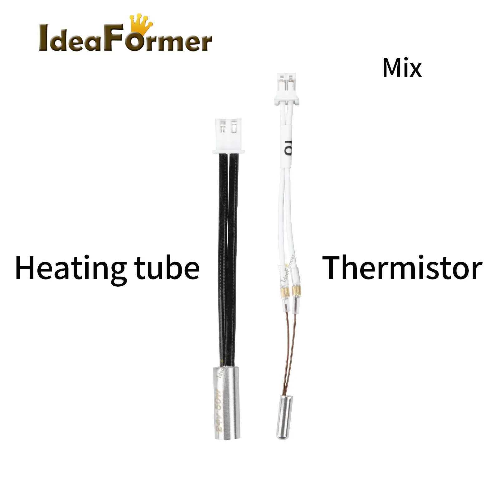 Für Anycubic Kobra 3 Hotend Kit Düse Thermistor Heizung 24 v 50 watt Heizung Block Silikon Fall Für Anycubic Kobra K3/K3 Combo Teil – Detail 10