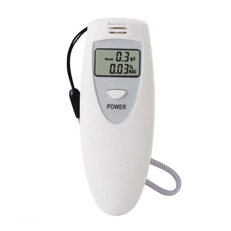 Portable LCD Screen Alcohol Detection Device Breathalyzer-Style Post-Drinking Safety Test Device Popular Wholesale