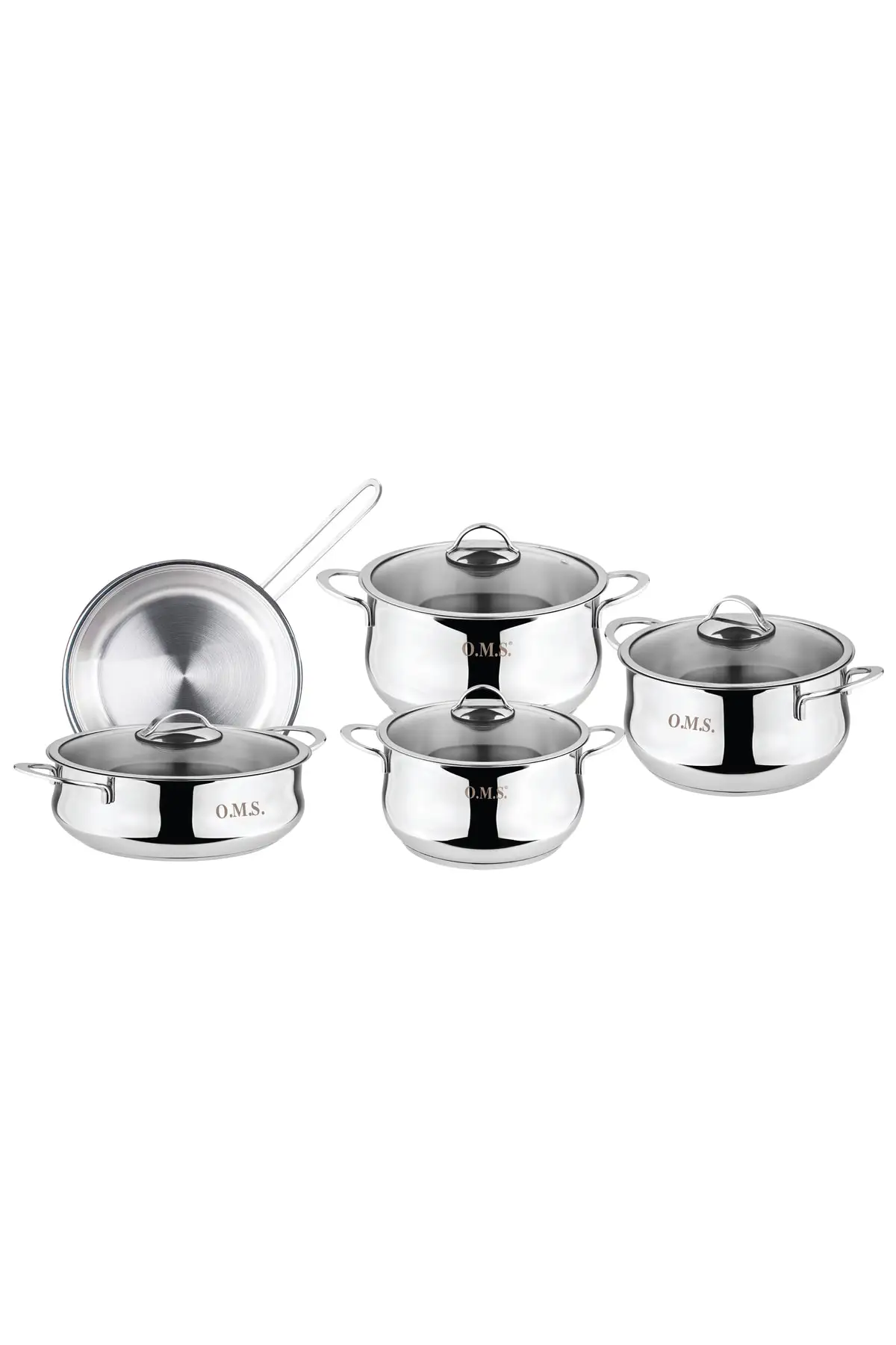 DOLBOVI Yummy 9 piece Cookware Set 1024 Cookware Set